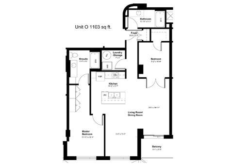 the floor plan of the residence